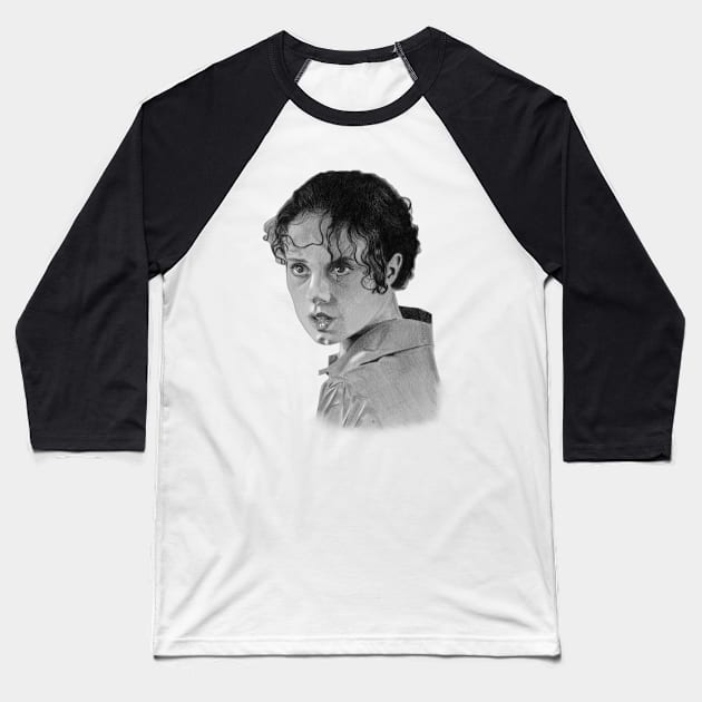 Elsa Lanchester, the Bride of Frankenstein Baseball T-Shirt by micheleamadesi